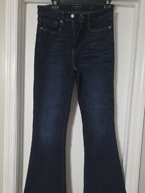 Lucky High Rise Indigo Blue Flare Jeans
